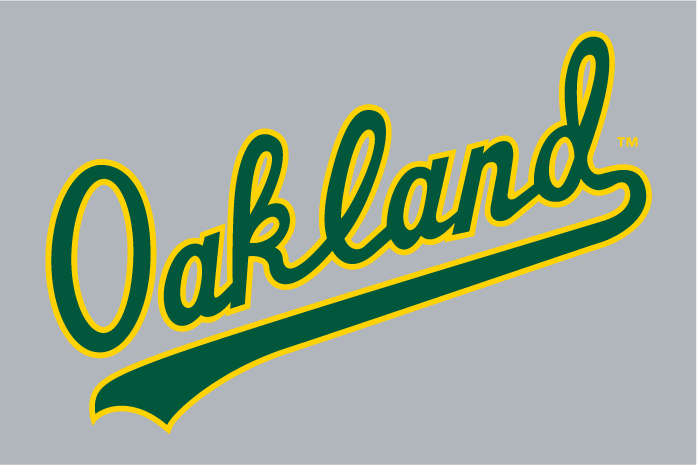 Oakland Athletics 1987-1992 Jersey Logo iron on transfers for fabric version 2